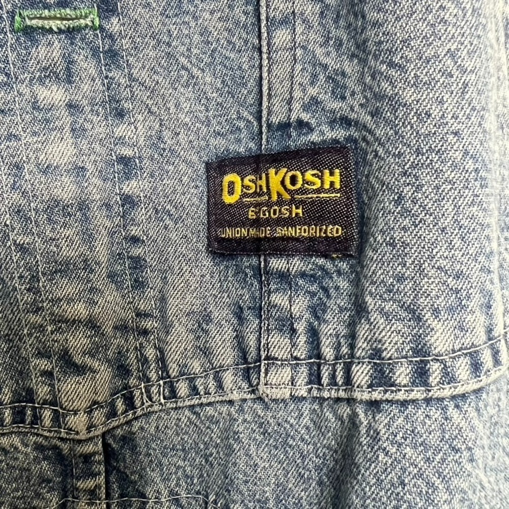 Vintage OshKosh B'Gosh Denim Overalls Union Made / Vestbak / Sanforized / USA - Picture 16 of 16